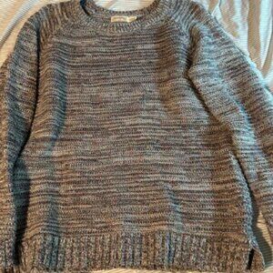Vintage Faded Glory Grey Knit Sweater